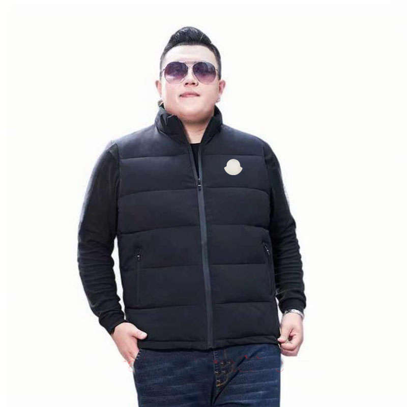 luxury mens vest designer gilets down puffer big and tall comic french feather filled material graphite couple coat Label black navy Warm Vest 5xl 6