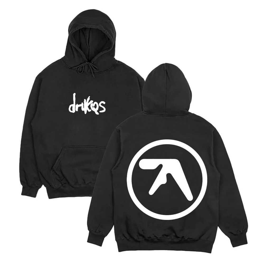 Drukqs Dual Heavyweight Hoodie Aphex Twin Oversized High Street Sweatshirts Harajuku Long Sve Streetwear Fashion Unisex S260918OUA6