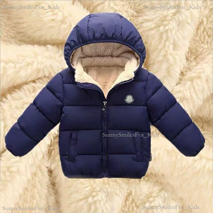 Boys And Girls' Children's Down Cotton Jackets Wool Jackets Designer Baby Winter Jackets And Children's Thick Jackets