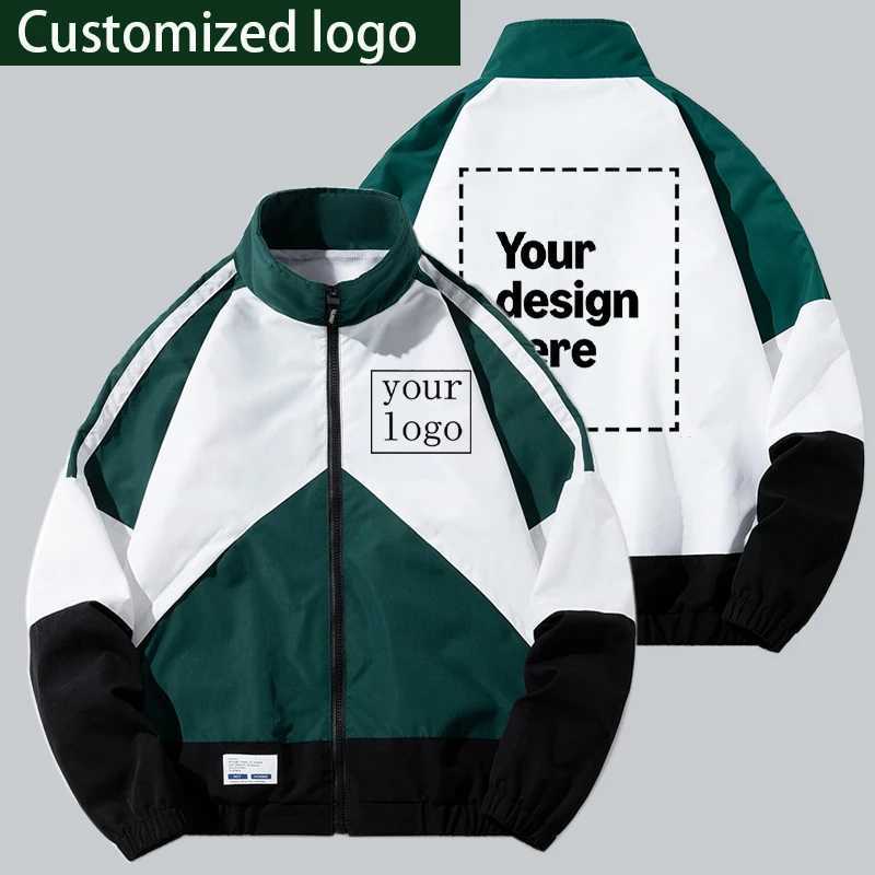 2026 New Model Men's Racing Windproof Jacket Hip-Hop Strt Men's and Women's Fashion Casual Sports Zipper Coat Custom S2609180BFE