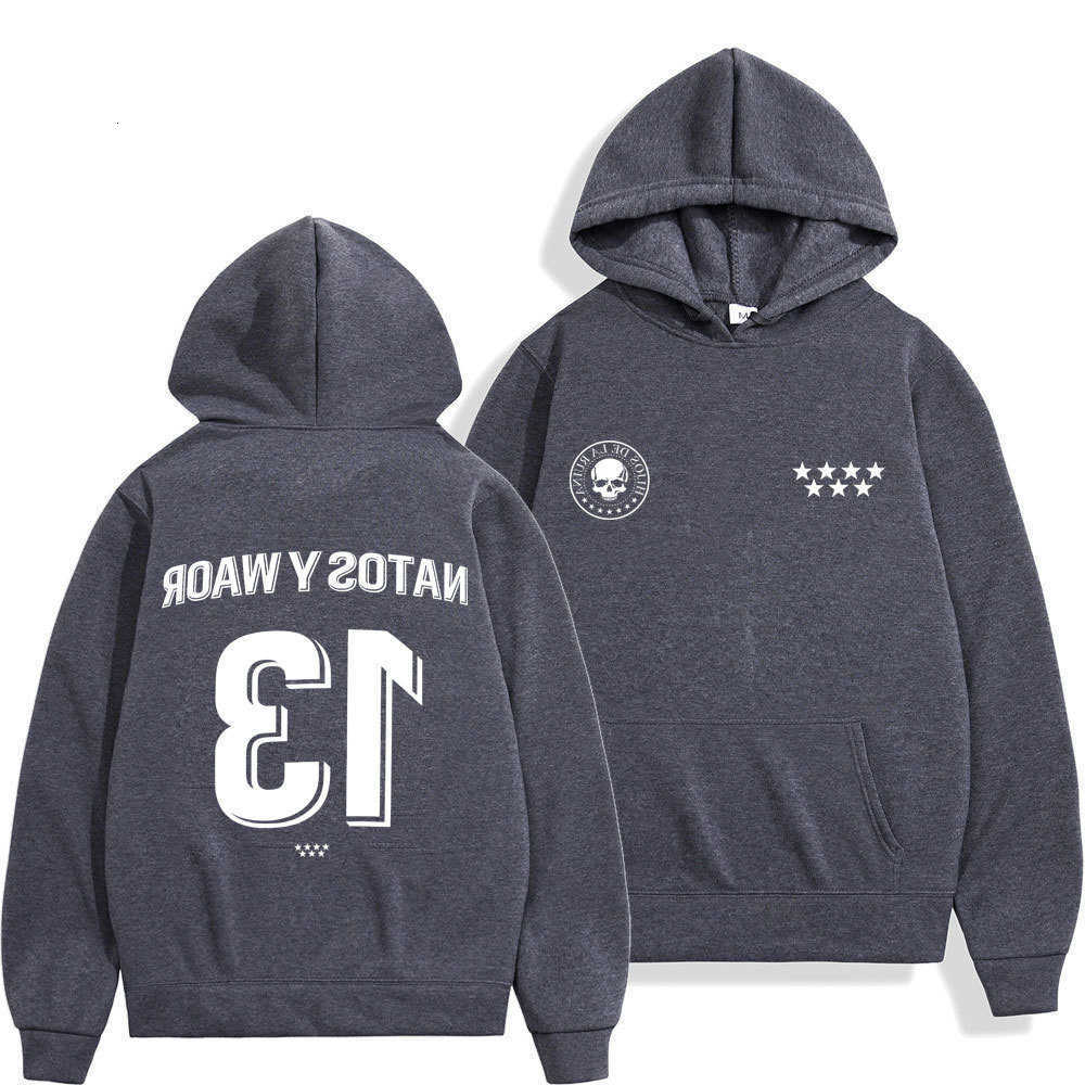 hoodie new 2026 Rapper Christmas NATOS WAOR 13 Sweatshirts Men Women Hip-hop Pullover Autumn Winter Loose Casual Gothic Punk Tracksuit Streetwear C2