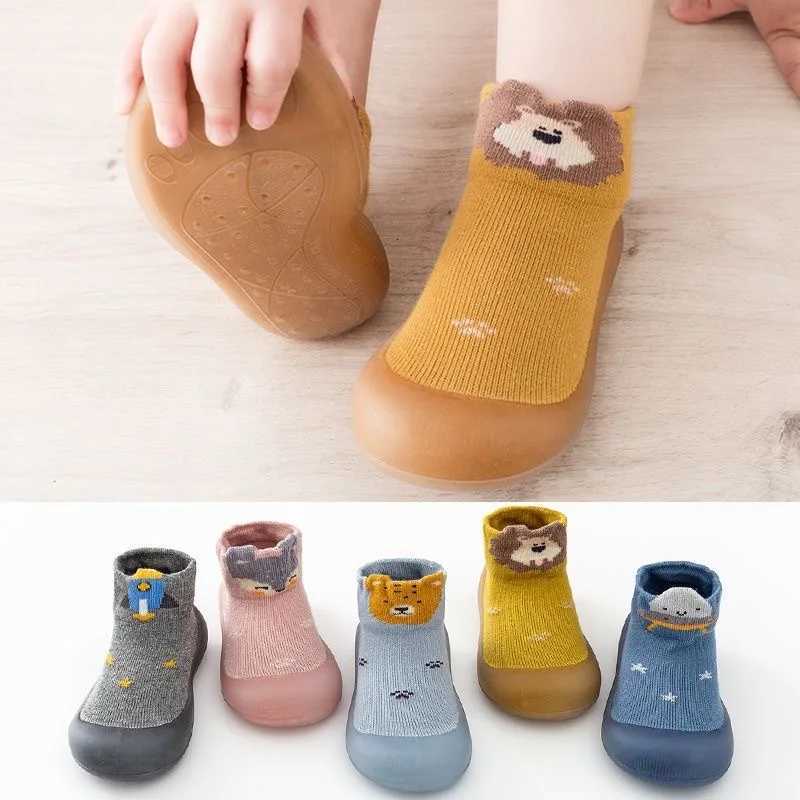 Infant Toddler Spring Summer Soft Sole Sock Shoes Cute Animals Unisex Baby Non-Slip Floor Socks Kids 0-3T Lightweight Prewalker Q260916