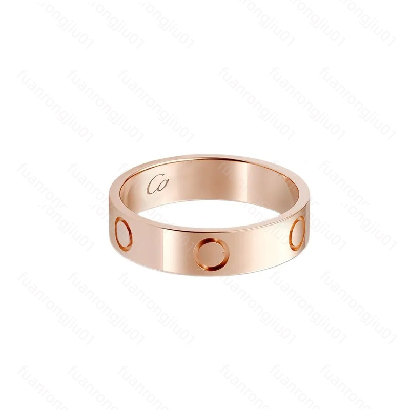 Carts Rings 18K Rose Gold Charm Classic Designer Jewelry Cartirly Ring Women Men Luxury Full Diamond Rings Women Wedding Valentine's Day Charm