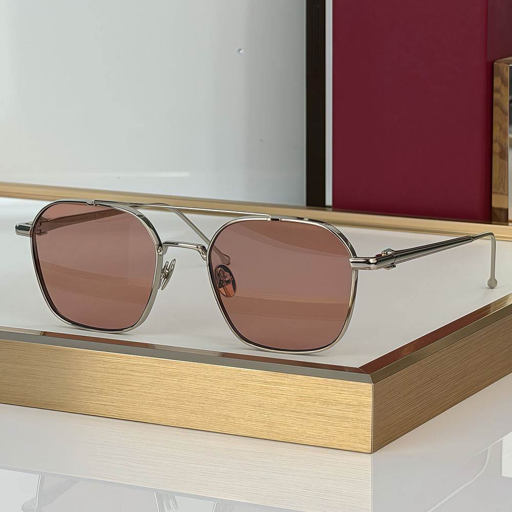 New Womens Pilot Sunglasses luxury designer mens sunglasses CT0618S exquisite geometric metal frame fashion brand drive sunglasses party street styl