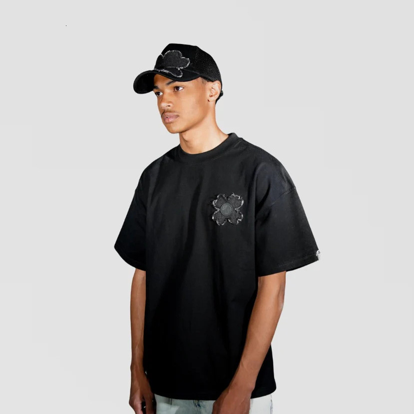 European and American , trendy, cross-border, personalized patchwork print, round-neck sweatshirt, short-sleeve T-shirt, pullover, retro outerwear,