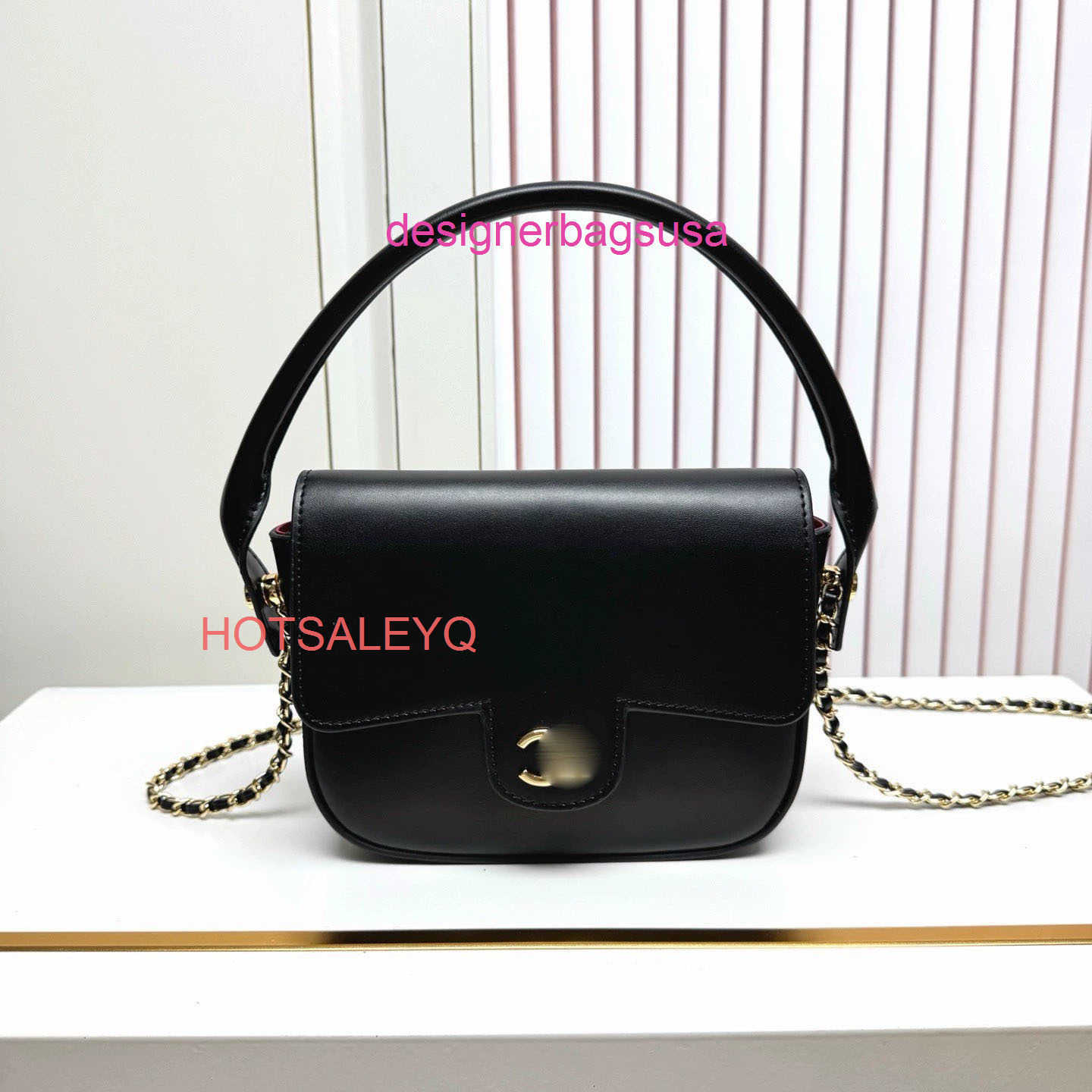 Luxury Designer Bag 26A Craft Series Glossy Embossed Leather Handmade Top Handle Bag Luxury Bag Womens Bag Fashion Bag Chain Shoulder Bag Yqtgood