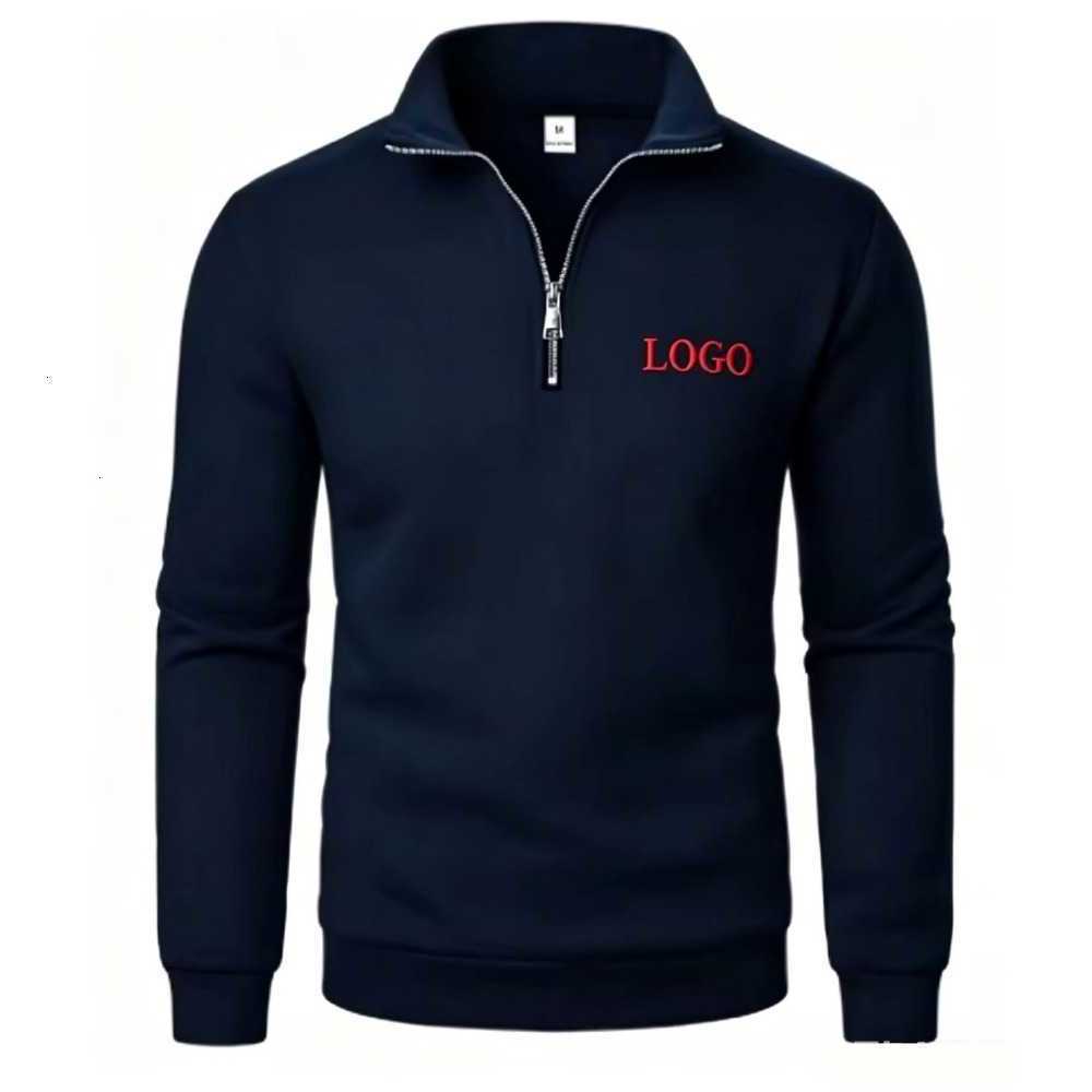 spring Free customization of men's and autumn new casual half-chain stand-up collar cardigan the trend of simple and loose over C260915 C260915