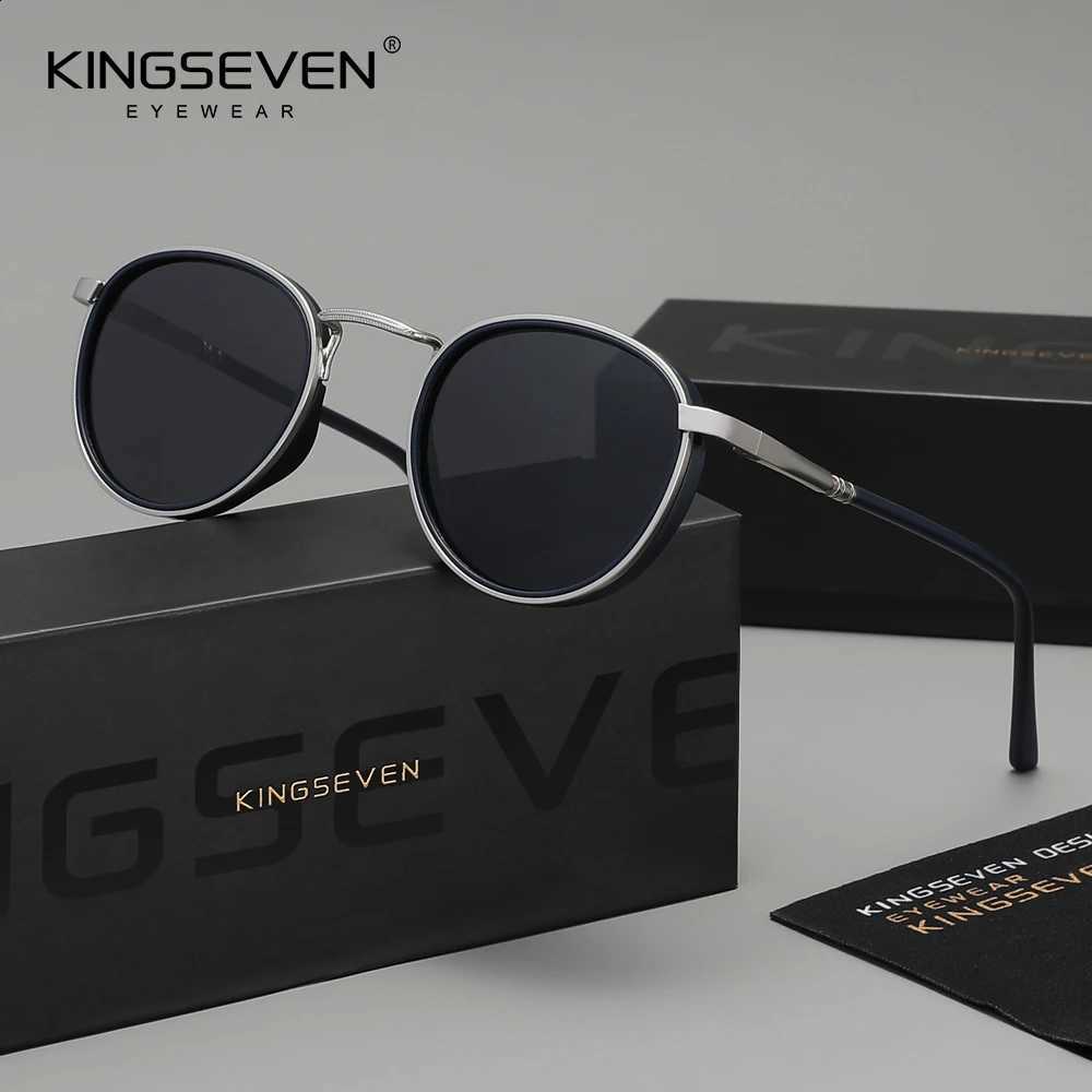 Round Frame Sunglasses Men Causal Polarized UV400 Eyewear Luxury Retro Fashion Women Driving Fishing Glasses N260814
