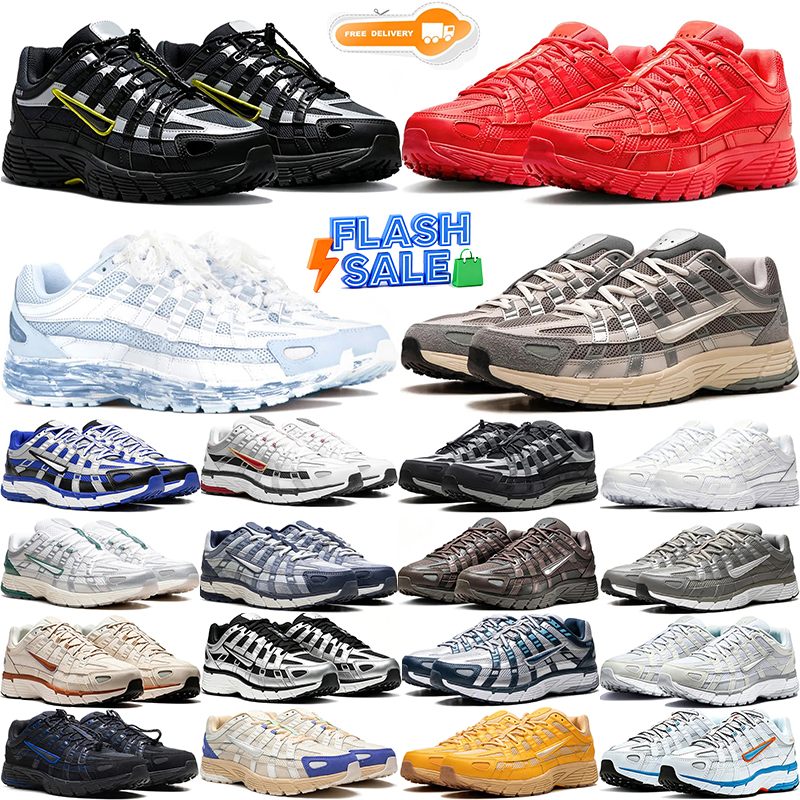 free shipping running shoes mens p6000 trainers men women p-6000 designer sneakers white black green metallic silver p6000s comfortable breathable r