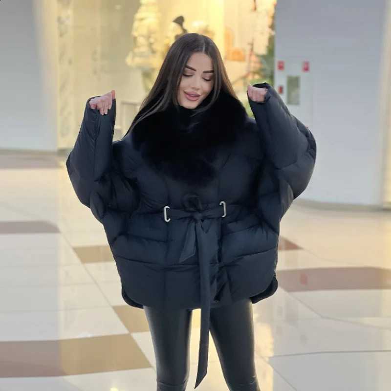 Elegant Vintage Cotton Coats Loose Casual Designer Fashionable Trend Lady Outerwear 2025 Fall Party Women's Chic Winter Clothes H260917