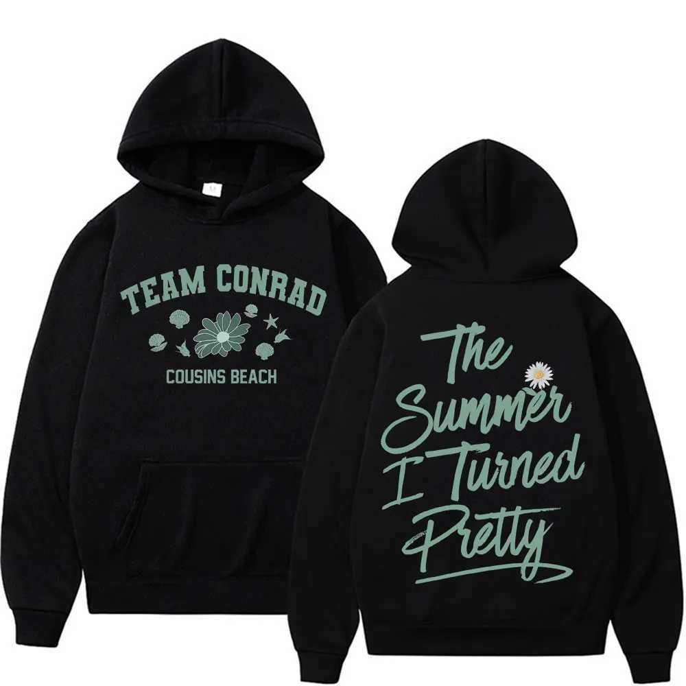 Team Conrad Cousins Beach Sweatshirt Summer I Turned Pretty Printed Hoodies Men Women Clothing Harajuku Hip Hop Casual Pullovers S2609181W28