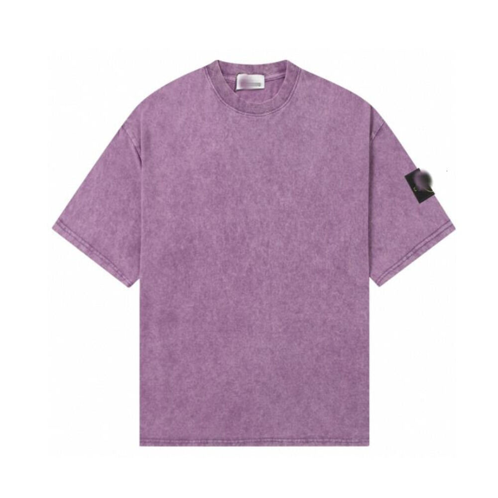 Stone T Shirt Mens Designer Clothes High Quality Fashion Casual Streetwear Loose Round Neck Topstoney Tshirt Compass Badge Embroidery Label Graphic