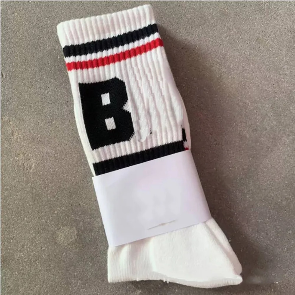 Men's Socks Fashion Sports Breathable Cotton Designer Brand Long Tube Skateboard Casual Women Luxury Sock