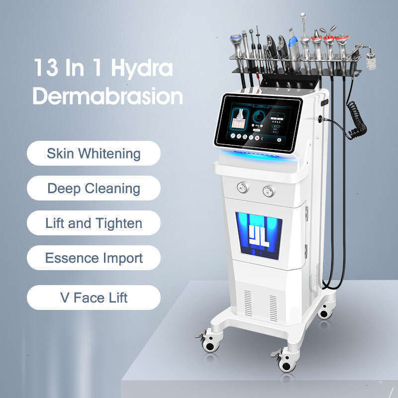 Upd New Generation Salon Use Hidrobeauty Dermabrasion RF Skin Elasticity Enhance Ultrasound Nutrient Introduction Aqua Oxygen Jet Face Facete 13 In