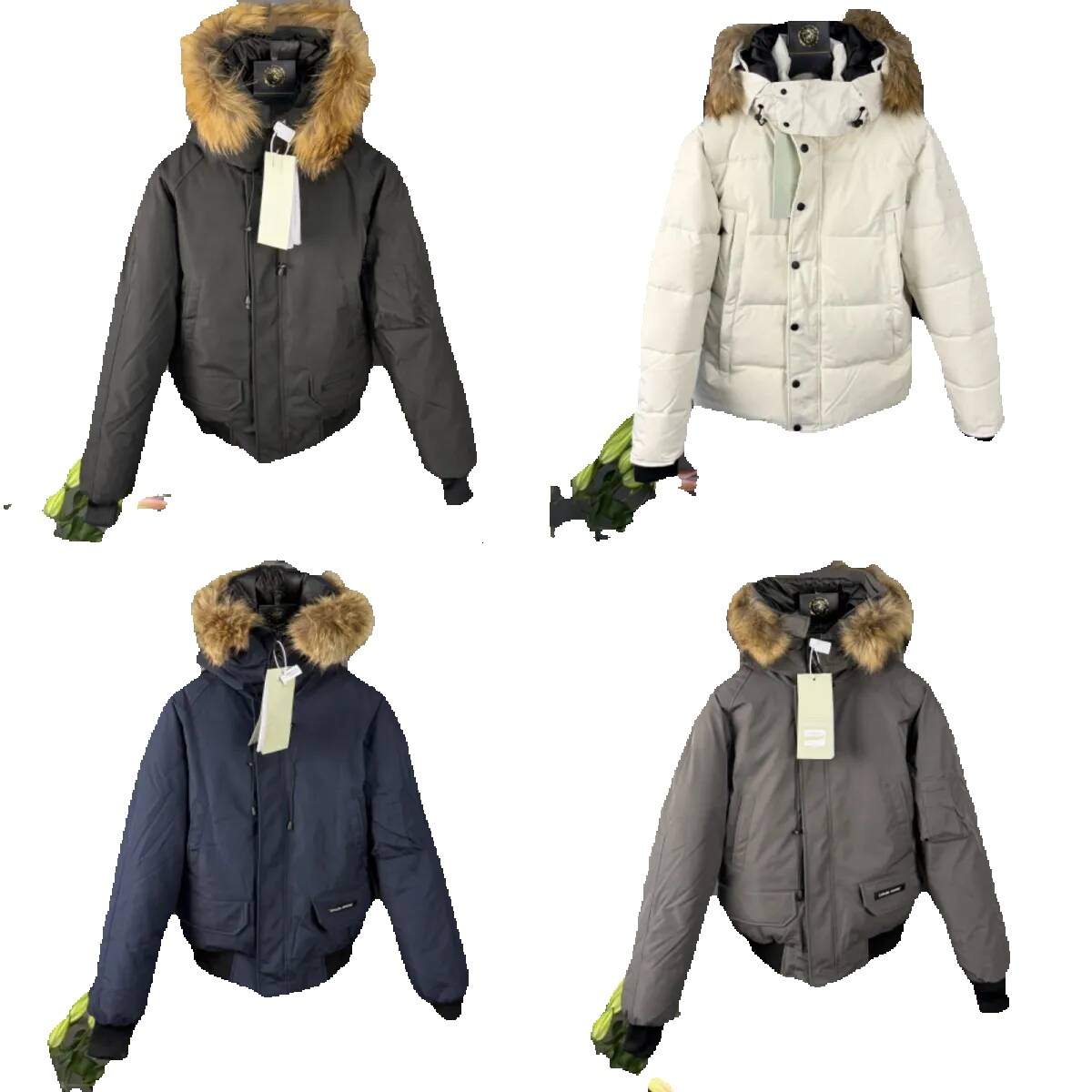 10A Designer Winter Puffer Jacket Long Coat Pocket Fur Collar Thermal Top Female Mens autumn winter Large Clothing Coats Doudoune Femme