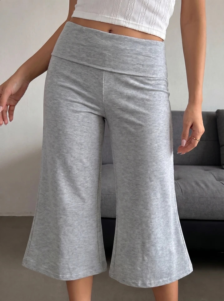 Women's HighWaisted Pants Casual Sporty Wide Leg Perfect for Fall Winter Indoor Pilates Comfortable and Versatile 260915