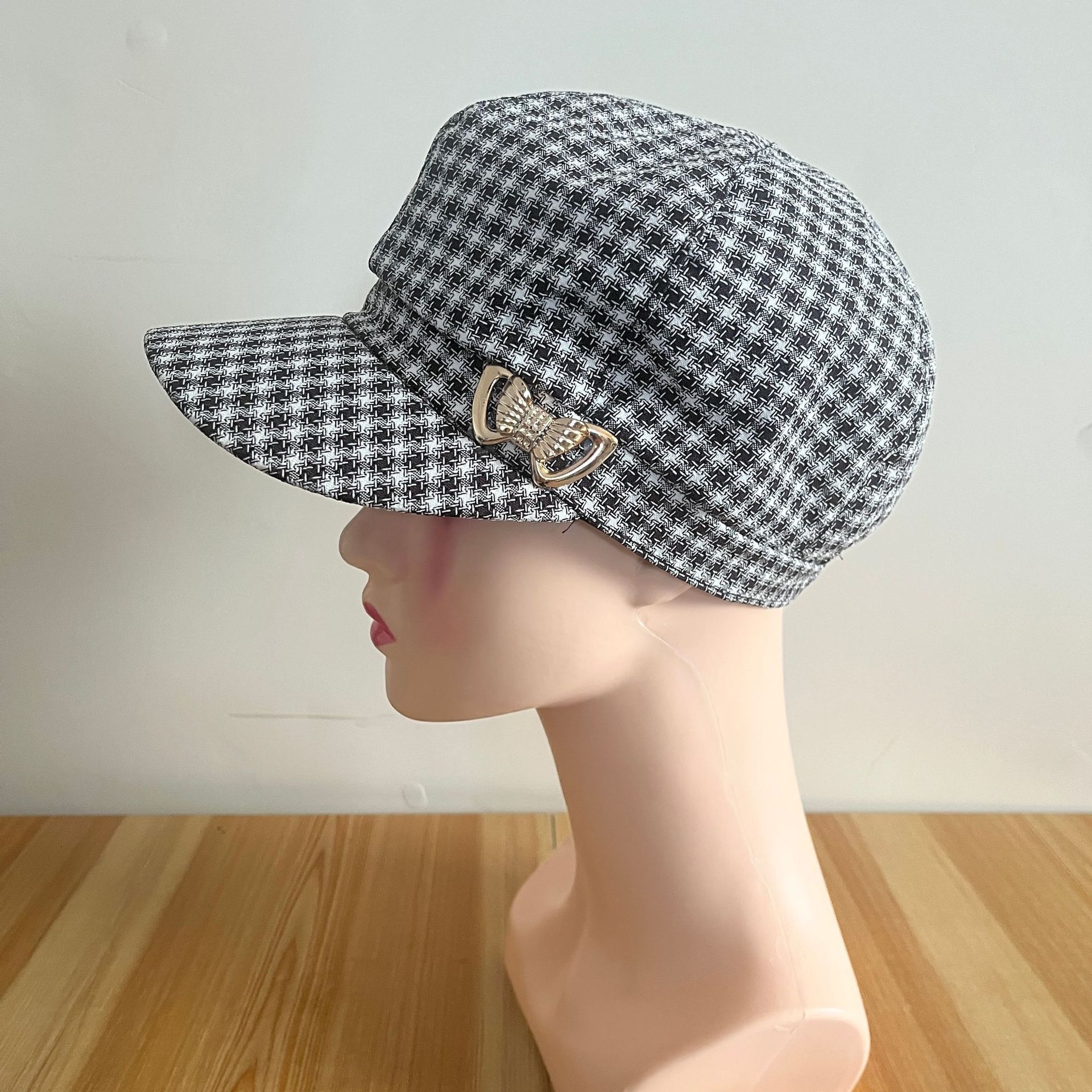 Luxury Cap Brand Designer Hat A330 New Duckbill Women, Sun Hat Ladies, Fashionable Vintage Small -Style Octagonal Cap For Middle-Aged And Elderly Wo