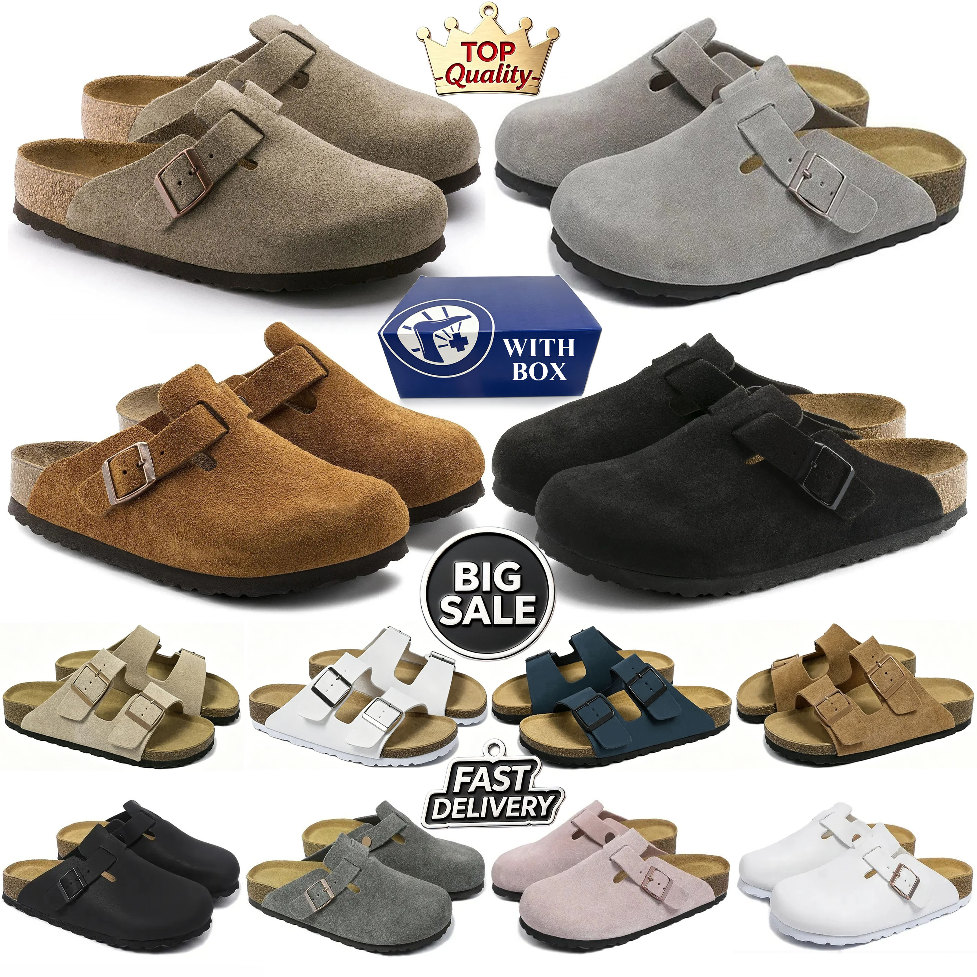 Designer Sandals Clogs Slipper Slides Shoes Mules Clog Sliders Slippers For Mens Womens Cork Flat Soft Suede Winter Booties Snow Sandles Slides S