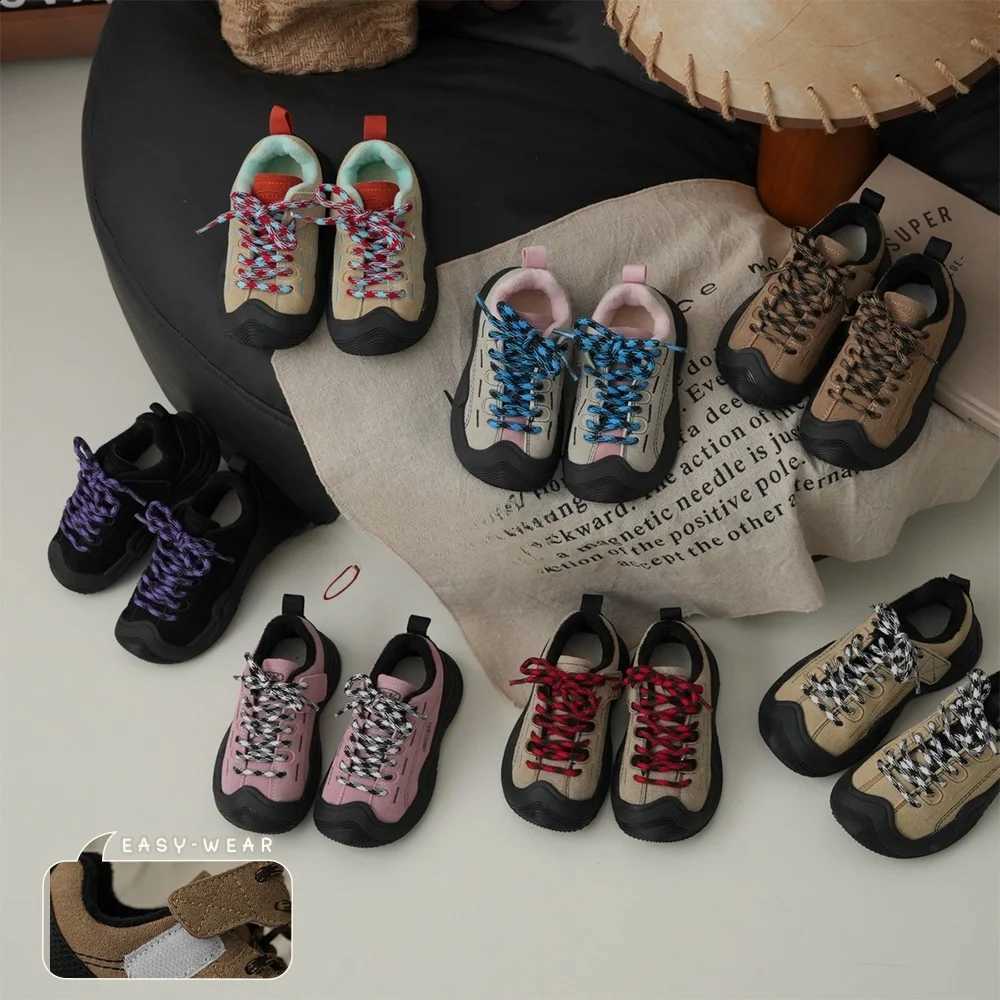 Children's Outdoor Sports Shoes Babies Learn Walk Spring Autumn Baotou Boys Girls Soft Soles Genuine Leather Comfortable Q260916