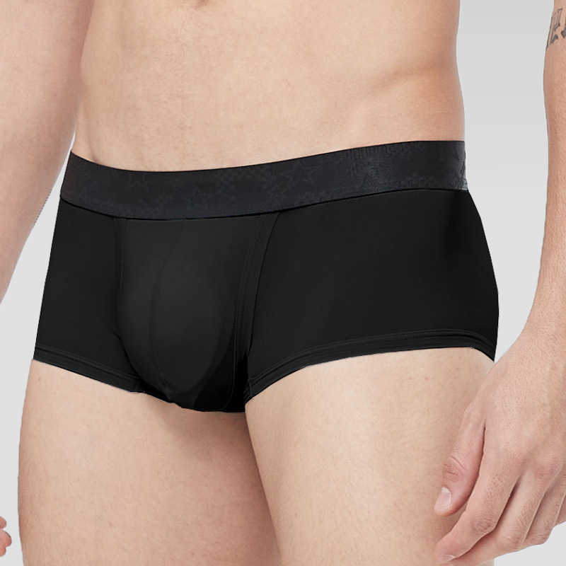 Men's Underpants 5pc Spermatic underpants ice silk summer thin s' scrotal buttonstock split varicose boxer shorts D260918