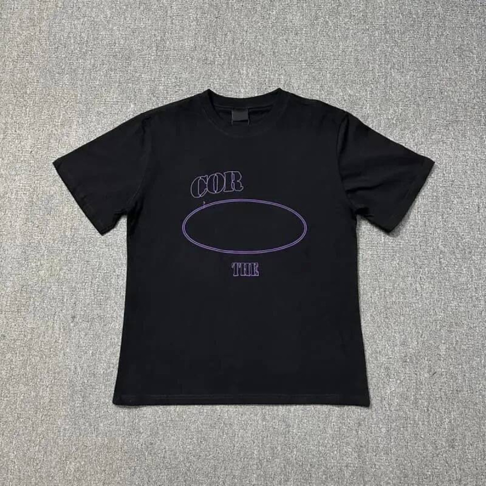 Cortely Shirt Designer Luxury Brand Trendy Cortez Shirt Demon Island Shirts Mens Womens High Quality Pure Cotton Round Neck Streetwear Chic Croteiz