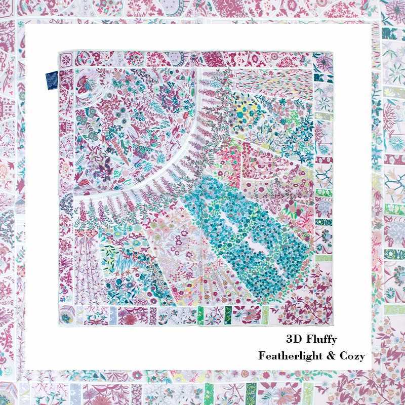 Scarf TwillyMtifunctional ral Print Silk 30%Mberry Silk 70%Wool Wr Triangle Bandana band Beach Off Travel Bag Ribbon G N260912
