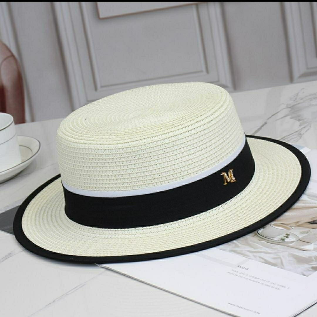 Women's Summer New Beach Straw Hat, Versatile Stylish, With Touch Of Elegance, Offering Sun Protection And A Flattering Fit That Makes The Face