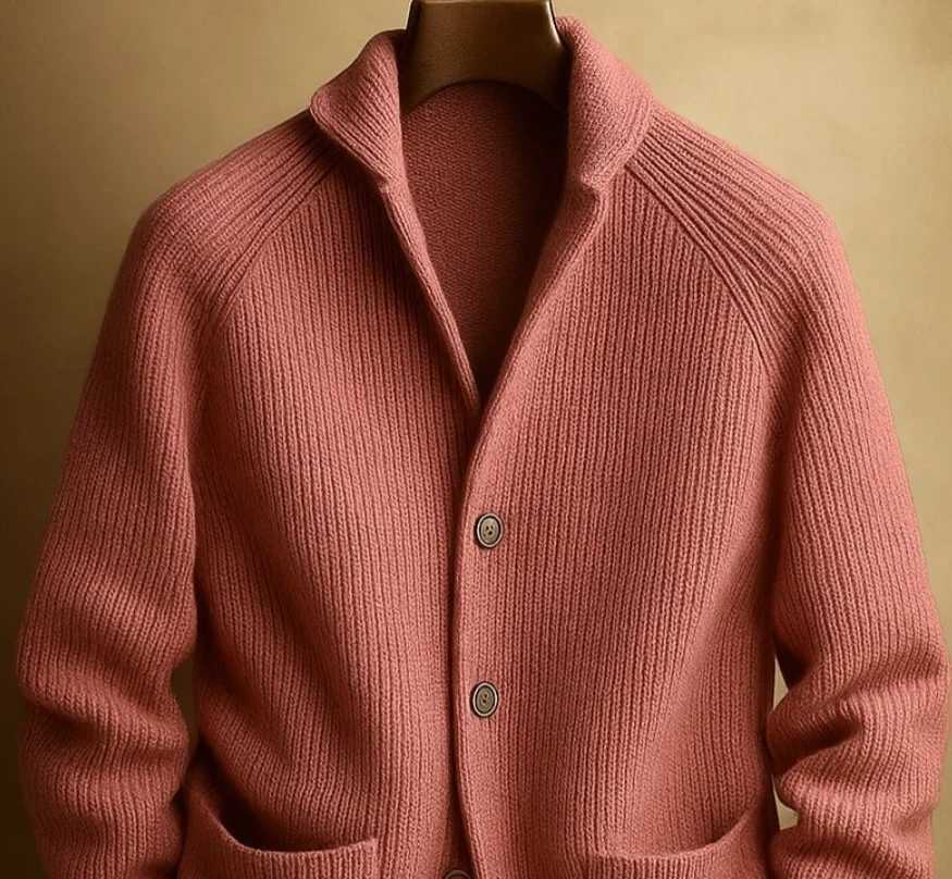Vintage Stand Collar Single-breasted Sweater Cardigan Men Spring Fall Long Sleeve Knitting Jacket Coat For Mens Casual Sweaters S260918AMOE