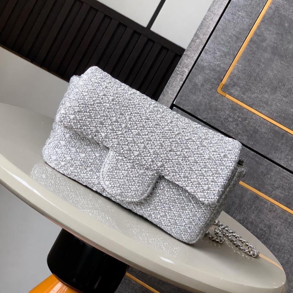 Woven Flap Bag Braided Chain Shoulder Crossbody Purse Elegant Daily Commute Date Party Top-Tier Designer New Arrival
