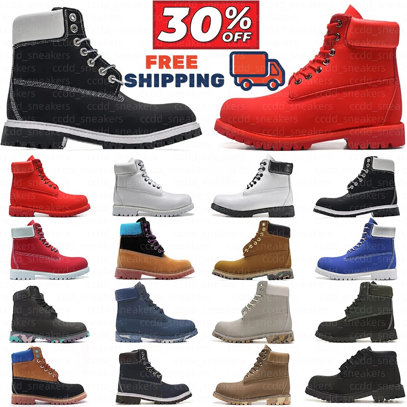 free shipping boots snowfield designer outdoor shoes winter classic boots brown white red bule pink snow warm shoes thick-sole unisex shoes women ma