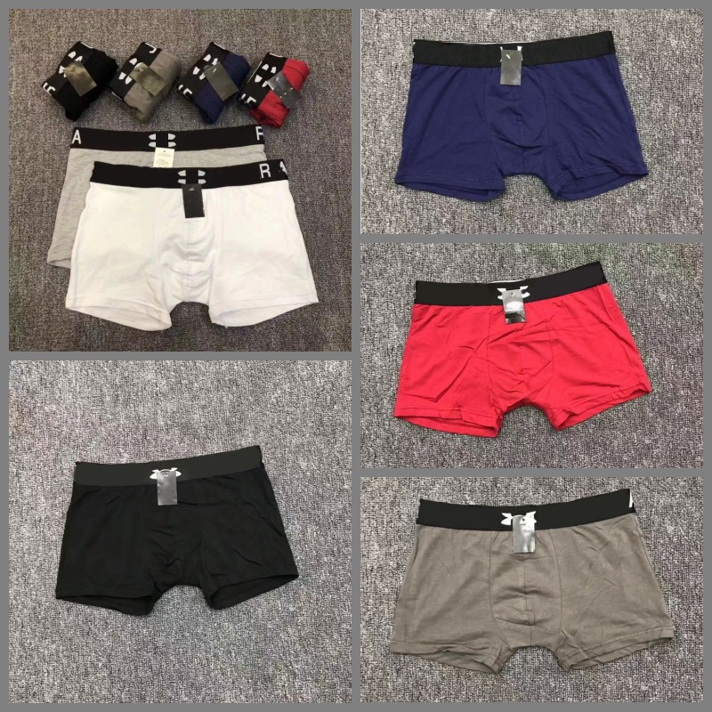 Fashion Mens Boxers 5-Pack Classic Cotton Designer Underwear Shorts for Men and Women Underpants With Dustbag