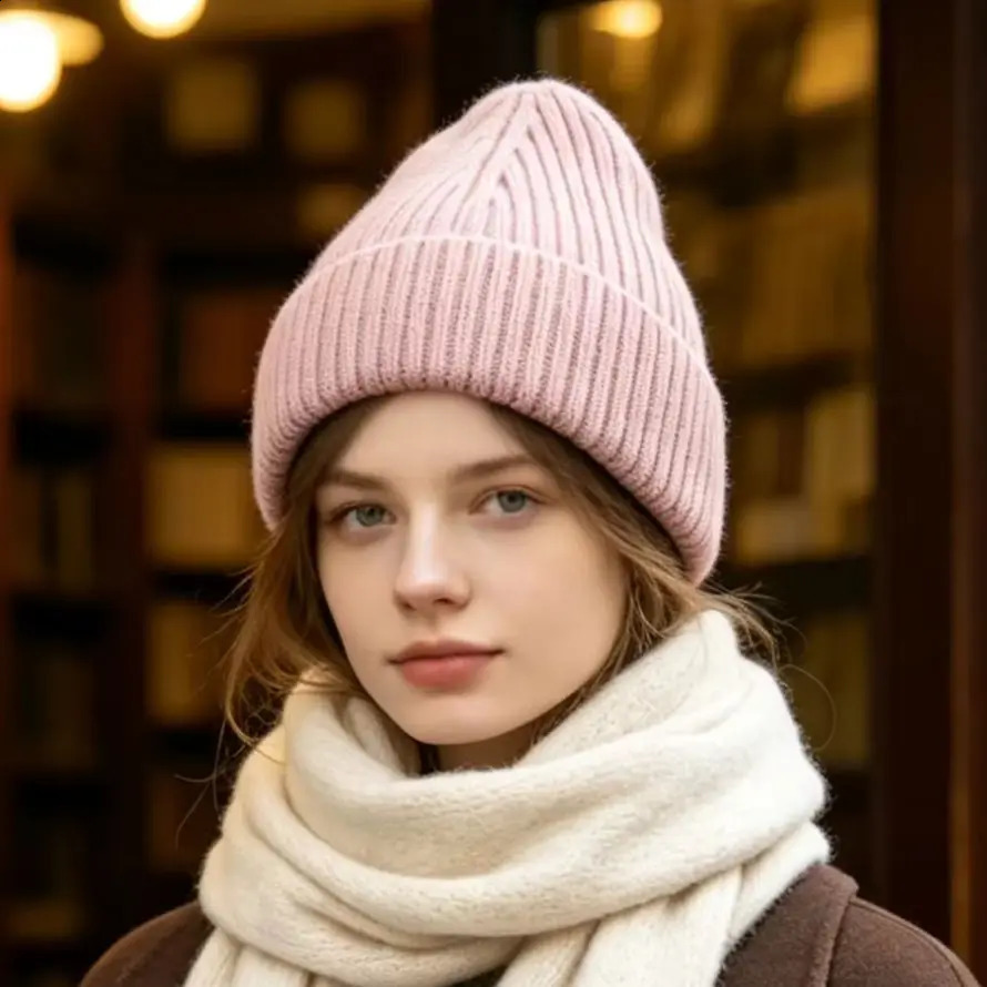 Warm Knit Beanie Hat for Men and Women Outdoor Ski Kpop Y2k Vintage Caps Youth Boys and Girls Winter 20B116C 10 Colors 260917