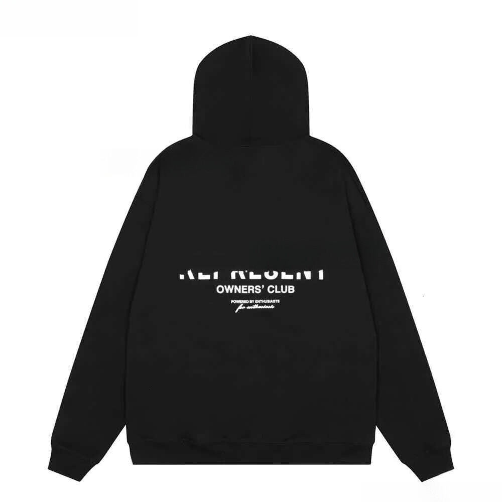 Represend Hoodie Designer High Quality Representerty Clothes Letter Print Men's Tide Brand Wild Casual American Loose Couple Sweater Coat Fashi