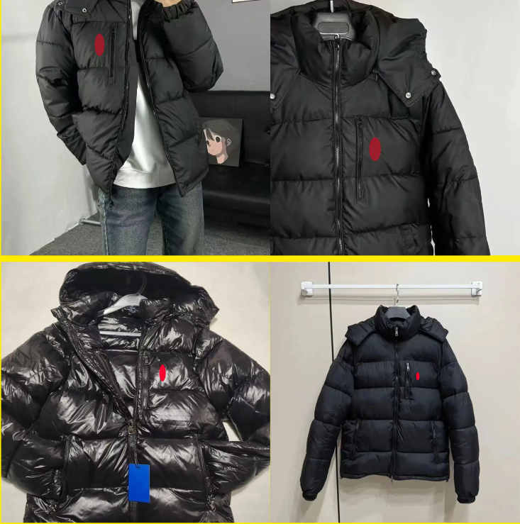 Designer mens Winter Puffer polo Jackets Parkas Snowsports thickened warmth vest For hooded Winter Accessorize Snow Jackets and Outerwear coat po