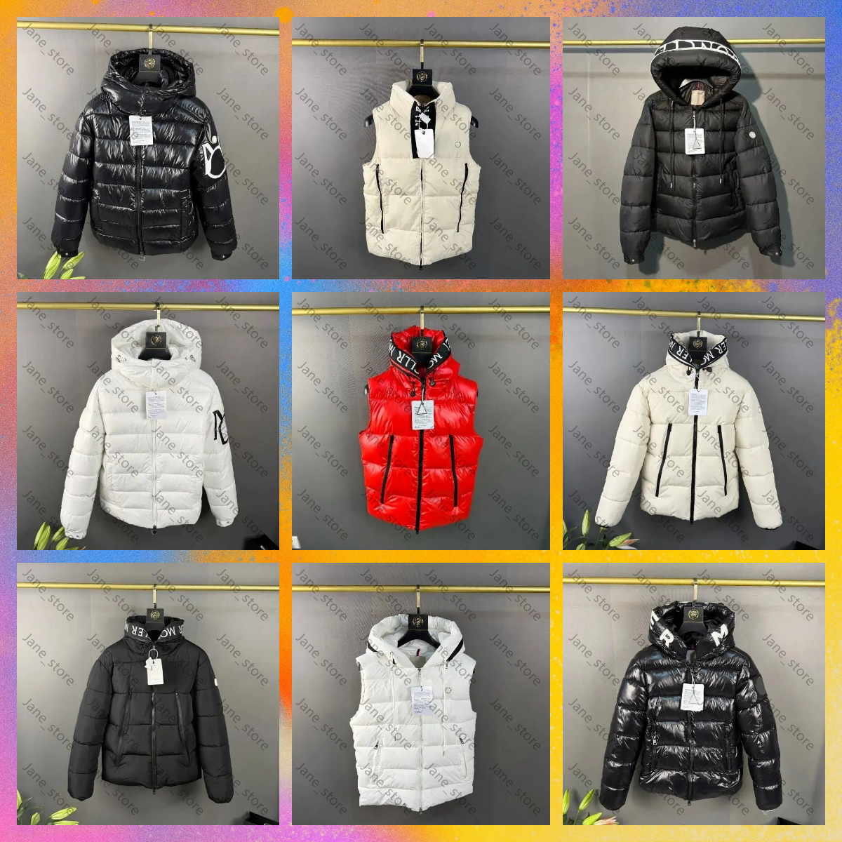 10A Mens Jacket Designer Warm Coat Fashion Women Men Puffer Jackets Shiny Matte Material Couple Street Style Winter Jacke Down Parka Waterproof Coat