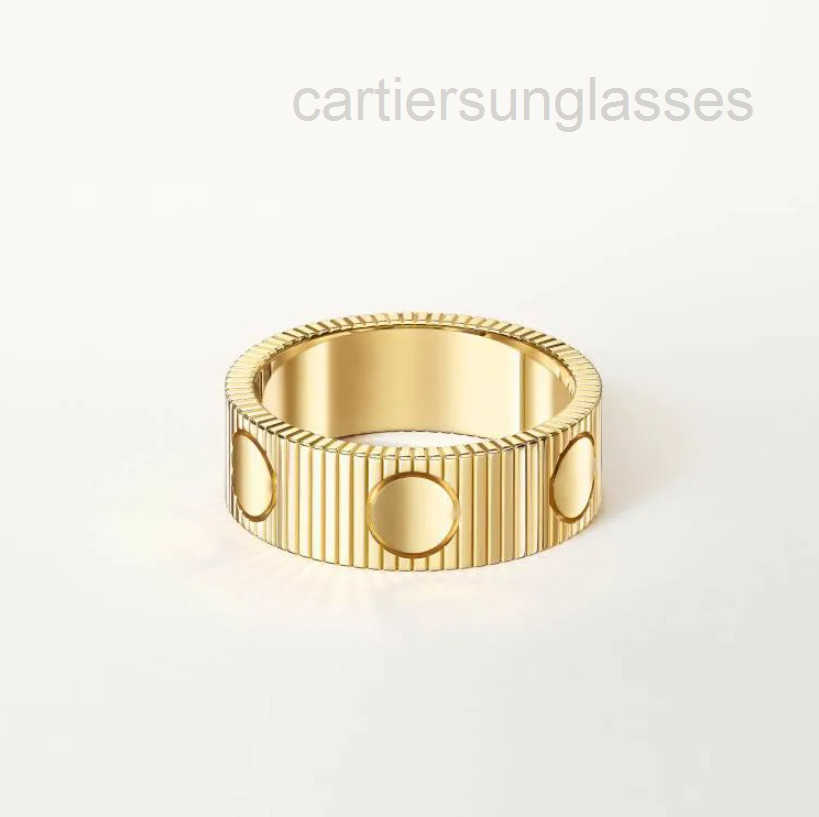 Newest Unlimited Love Ring Designer Ring Luxury Rings Jewelry Solid Threaded ring letter fancy diamond Valentine's Day Gifts Jewellery size 5-1