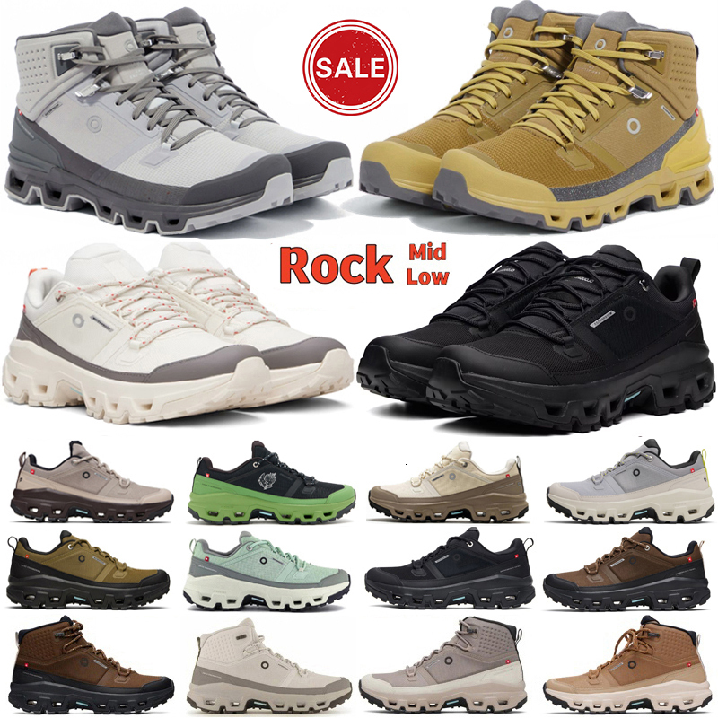 Designer Trail Running Shoes OC Cloudrock 2 WP Low Mid Cloudhorizon Mens Womens Sneakers Outdoor Hiking Olive Grey Triple Black Eclipse Cinder Platf