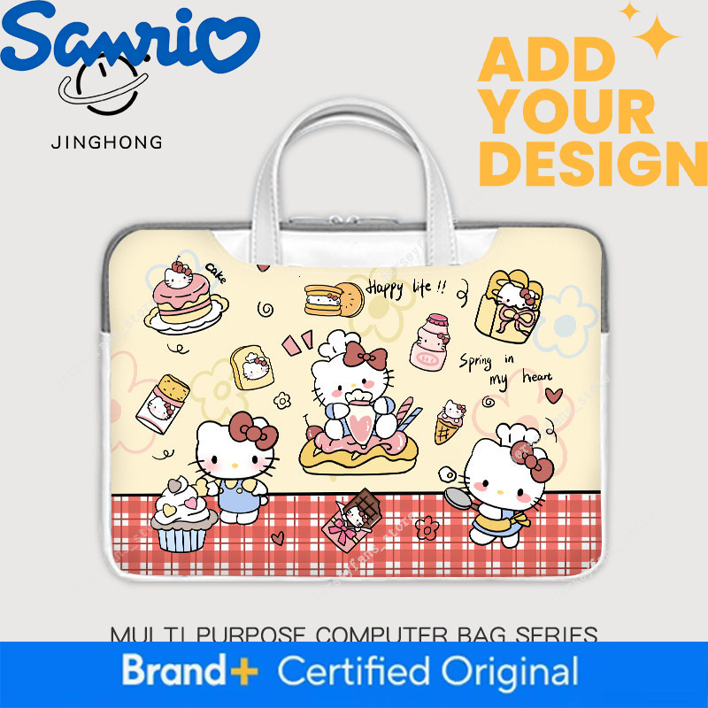 Sweet Cat Laptop 14inch Women's Crossbody Suitable for MacBook 13.3inch Lenovo Xiaoxin Air 15.6inch Protective Case Huawei Matebook 16.1 Sleeve