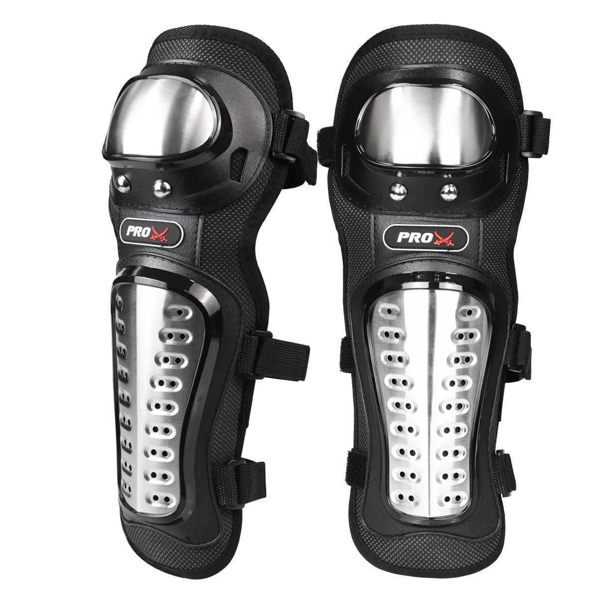 Four Seasons Motorcycle Protective Gear Knee Pads Elbow Pads Four-Piece Set Stainless Steel Riding Knight Anti-Fall Off-Road Equipment L26917