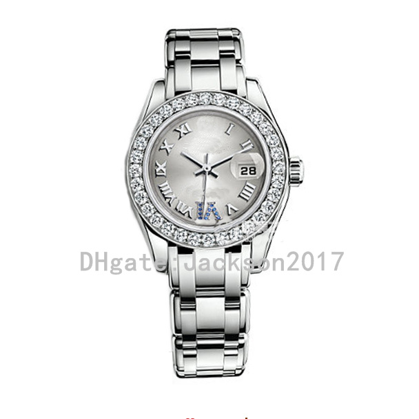 28mm 80299 80318 Silver Dial Diamond Bezel 2813 Mechanical Automatic Stainless Steel Ladies Watch Women's Watches woman wrist watches