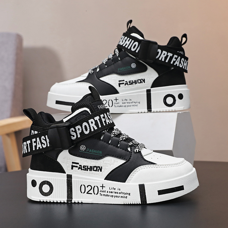 Big Boys High Top Sneakers Luxury Children Casual Autumn Youth Men Fashion Kids Tennis Running Sports Shoes for Boy 26L0918