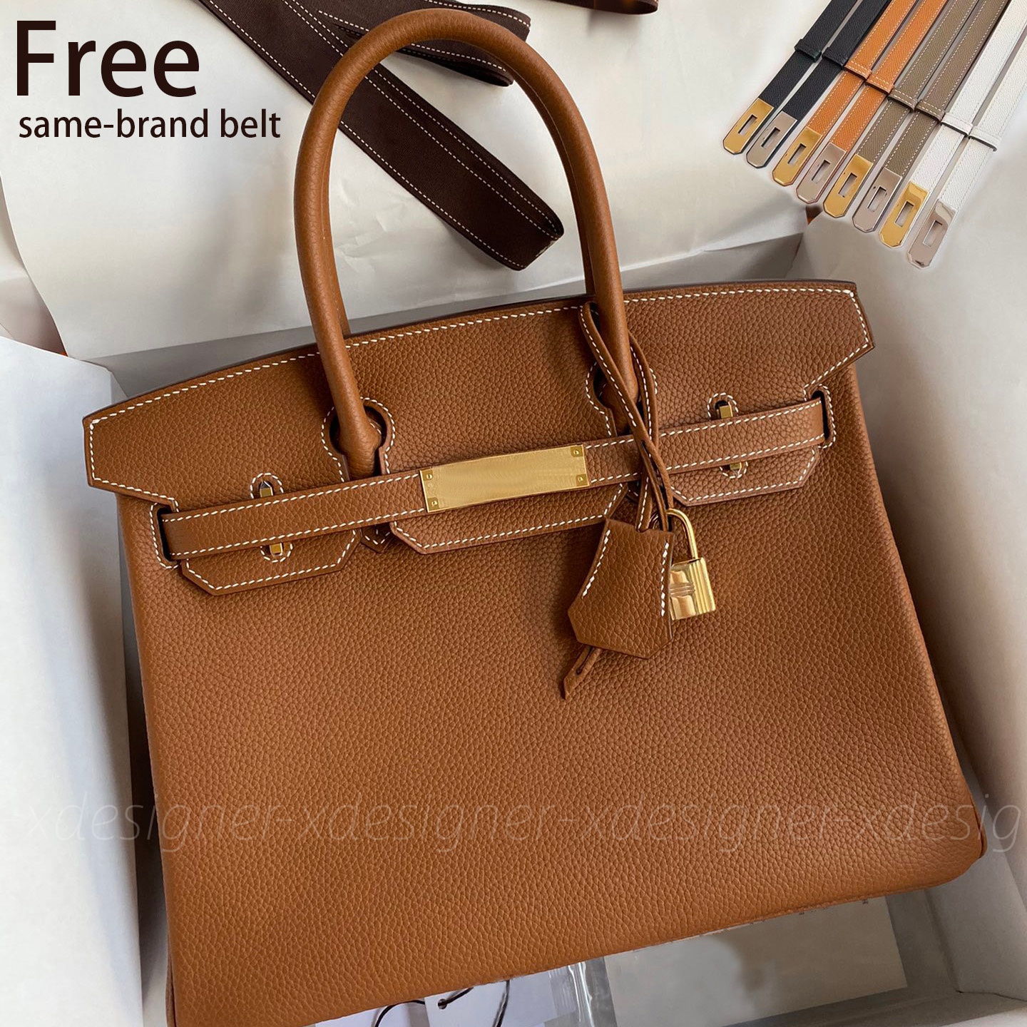 (Free same brand belt)designer bag for women shoulder bag12A 1:1mirror quality tote bag 25 30 35cm classic flap bags genuine leather handbags with b