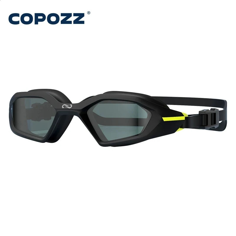 COPOZZ Professional Female Swimming Goggles Electroplate Swim Glasses Anti Fog UV Protection Adjustable Adult Swim Eyewear Men 260917