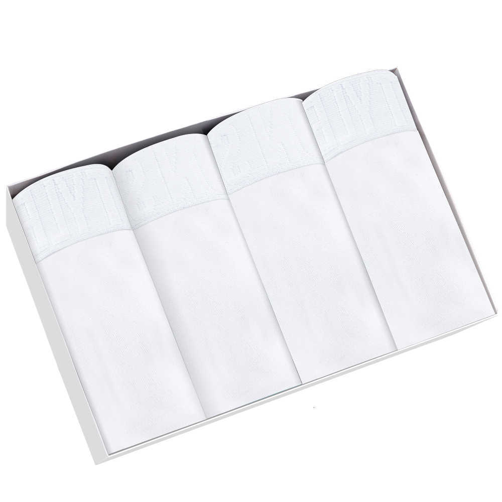 4 Pieces Cotton Men's Underpants Panties White Underwear Man Boxers Letter Elastic Band Men Underpants Sexy Boxer Shorts Mens 2026 D260918