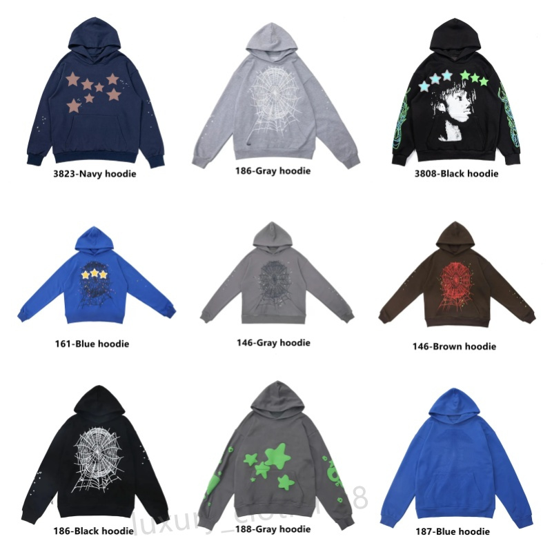 Designer enfants Spider sweat à capuche garçons filles classique Young Thug streetwear pantalons de survêtement sweat-shirts pantalons bulle impr