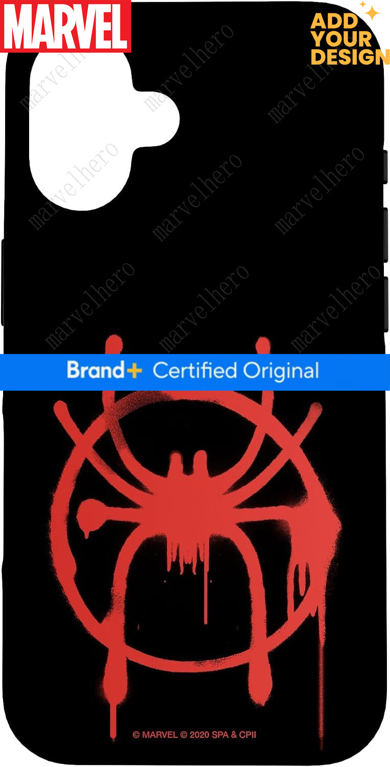 Marvel SpiderMan Into The SpiderVerse Miles Morales Spider Case For Iphone 16