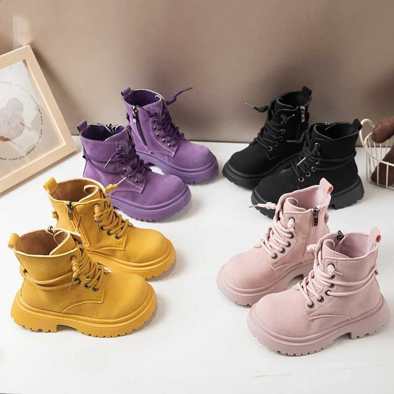 Kids Ankle Boots for Little Girls 2026 New Autumn Toddler Casual Boots Pastel Colors Soft Sole Comfort Christmas Party Boots X260917