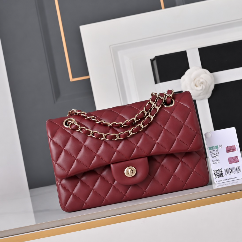 Chain Shoulder Bag Quilted Lambskin Flap Crossbody Purse Classic Office Weekend Party Top-Tier Designer New Arrival