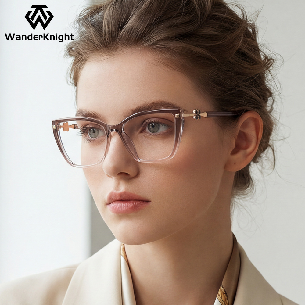 Luxury Fashion Designer Sunglasses New South American-Style Fashionable Cat-Eye Women's TR Frame Eyewear, Trendy And High-End, With Blue Light