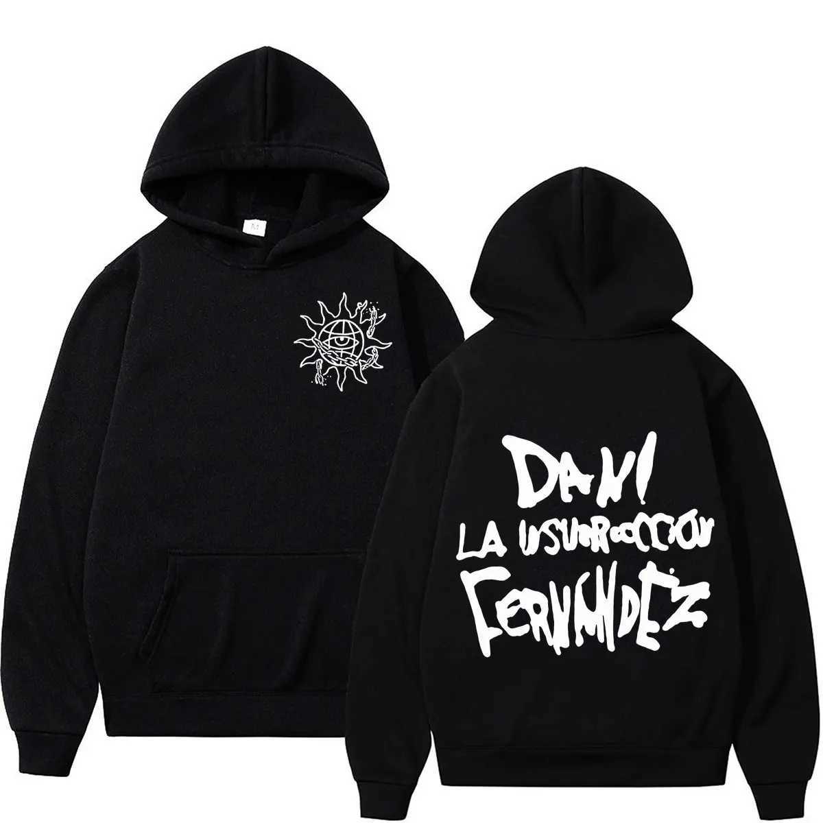 Dani Fernandez La Insurreccion Tour 2026 Print Hoodie Men Women Hip-hop Sweatshirt Long Sves Loose Casual Oversized Pullover S260918JVPV